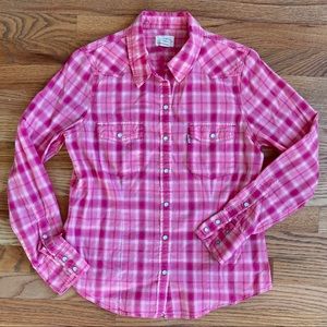 Levi's Cotton Plaid Shirt